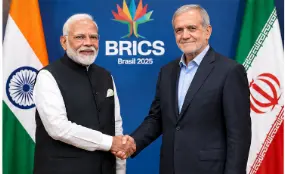 PM Modi Meeting Iran President Pezeshkian BRICS Summit Bilateral Talks