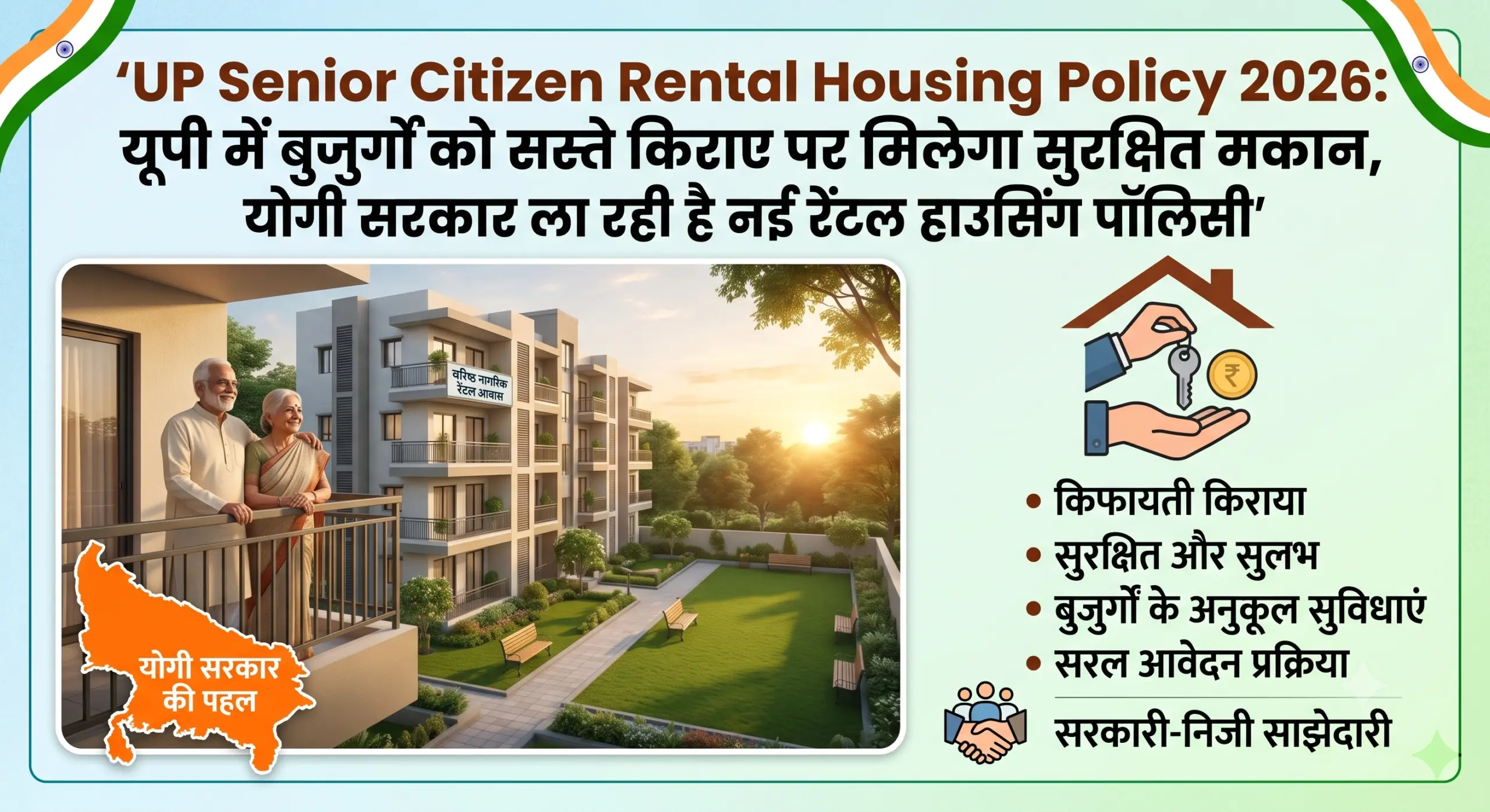 UP Senior Citizen Rental Housing Policy 2026 Yogi Adityanath Scheme