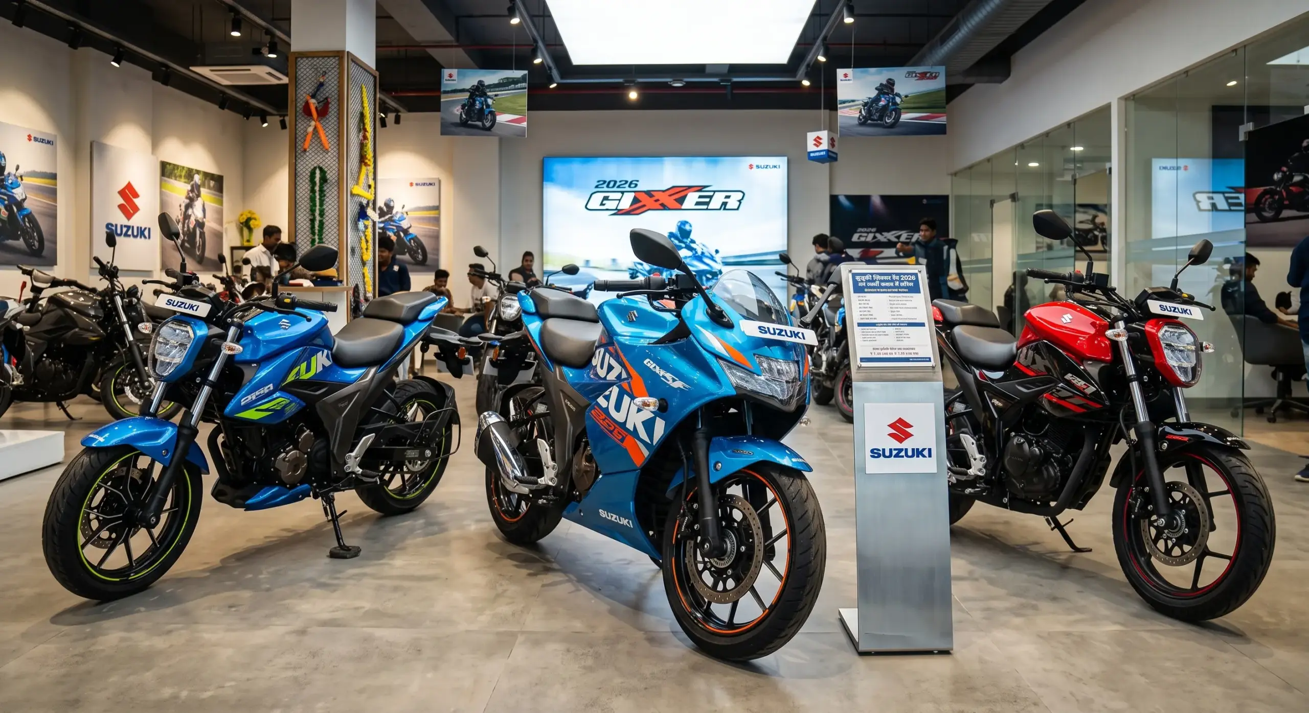 Suzuki Gixxer Range 2026 Price & Colors New Dual Tone Shades